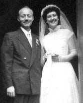 Uncle Ken and Aunt Dea.  Wedding Day. 1950.